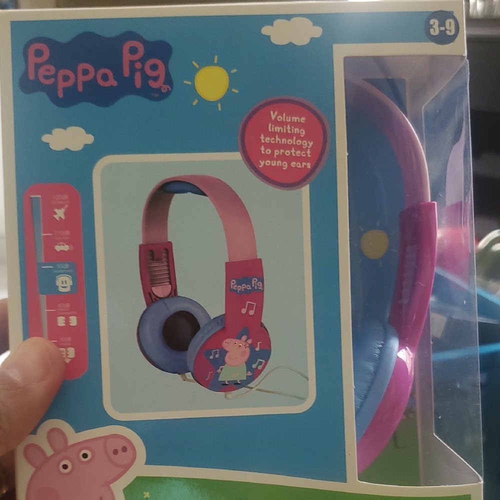 Peppa Pig Pink and Blue Children's Headphones